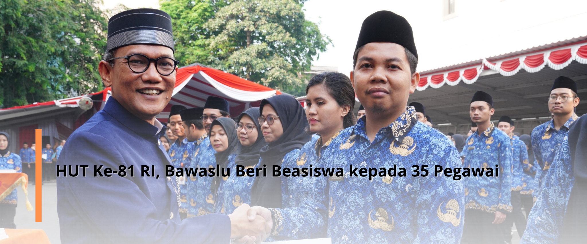 Kegiatan Bawaslu pada peringatan HUT RI